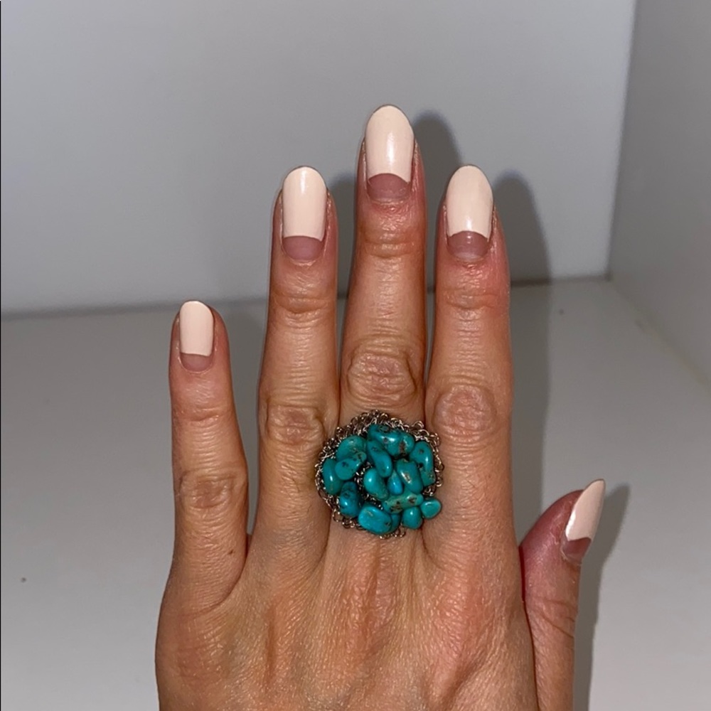 Semi Precious Turquoise ring
